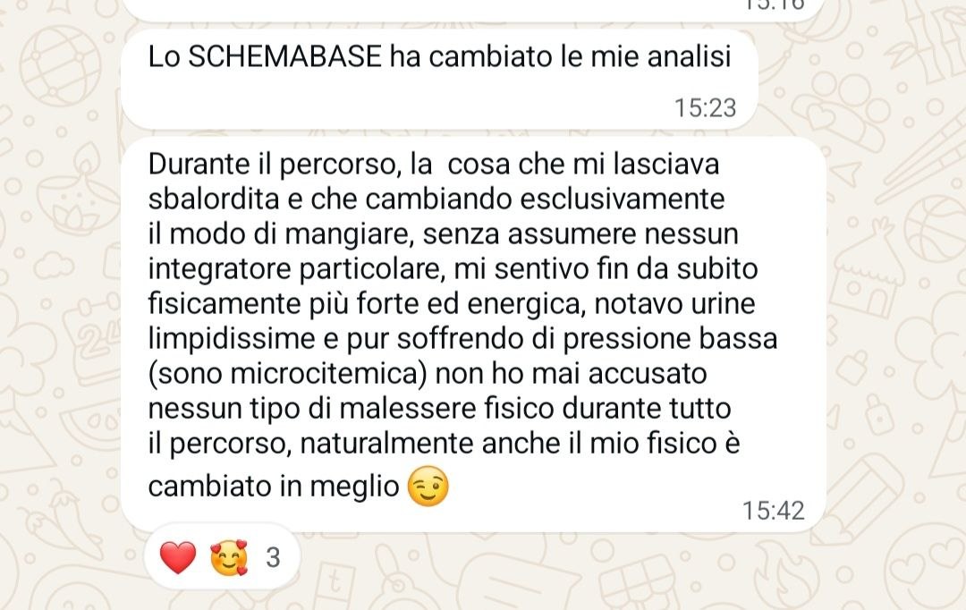 Messaggio di una paziente